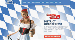 Desktop Screenshot of districtoktoberfest.com